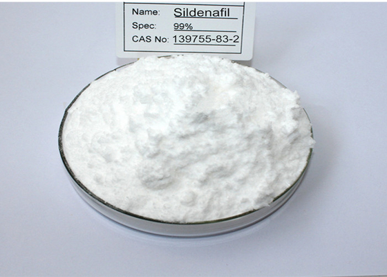 مواد اولیه داروسازی Cas 139755-83-2 99% اختلال نعوظ داروها Sildenafl پودر Sildenafil